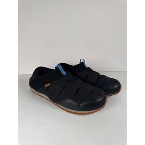 Teva ReEmber Ember Moc Black Quilted Plaza Slip On Shoes 1125472 Mens 9 Casual